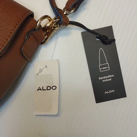 🌚ALDO Chamusca Crossbody Bag in Cognac